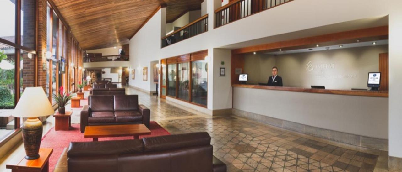 Estelar Paipa Hotel Spa&Y Centro De Convenciones Exterior foto The lobby of the hotel